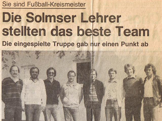 Lehrerfußball 1983
